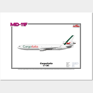 McDonnell Douglas MD-11F - Cargoitalia (Art Print) Posters and Art